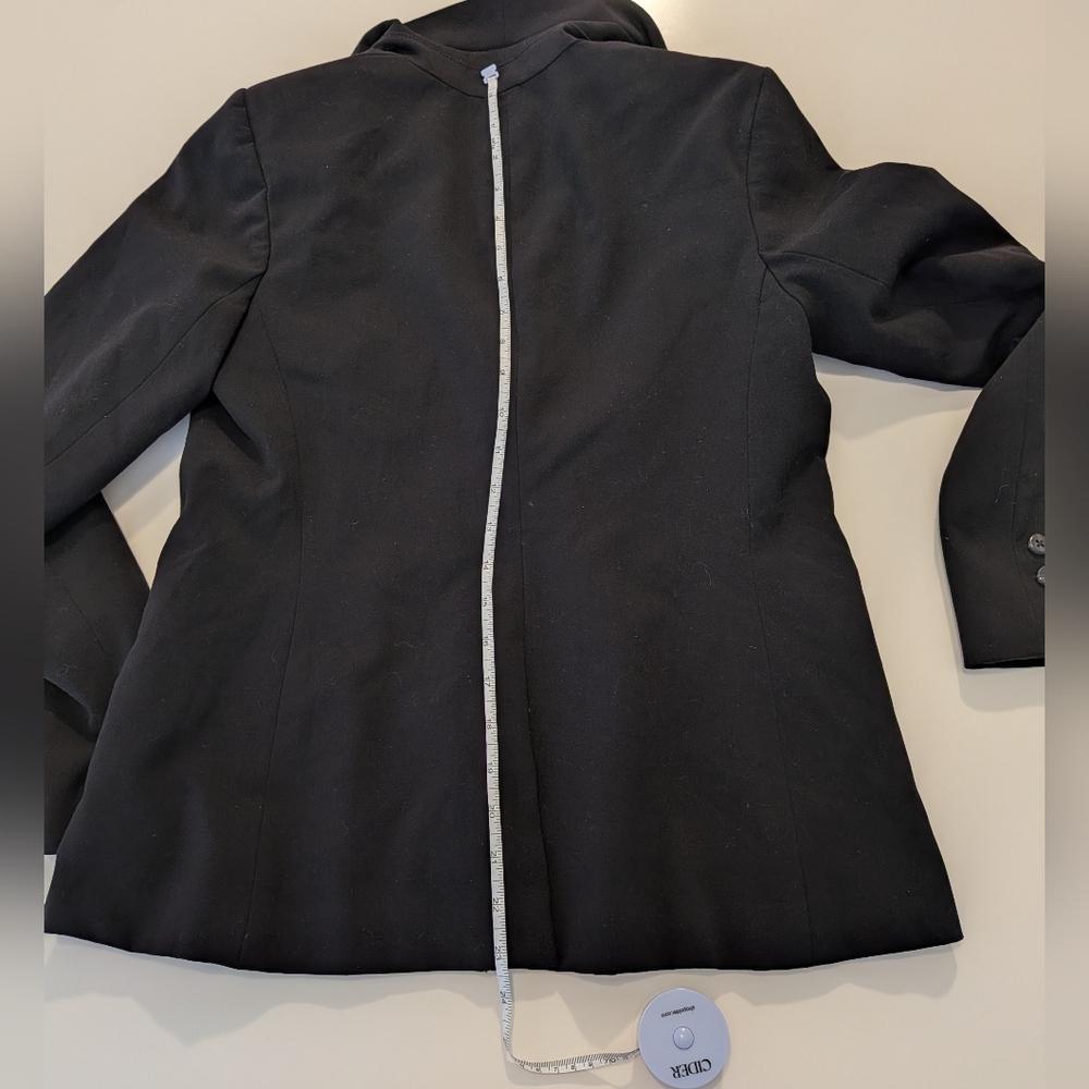 Metaphor Womens Black Single Button Blazer Jacket Size 6 Professional Workwear - Picture 6 of 6
